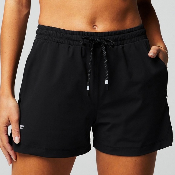 Fabletics The One Short 3" Black Athletic Shorts Running Workout Pull On Gym XSm - Picture 1 of 7